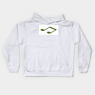 Grassy note Kids Hoodie